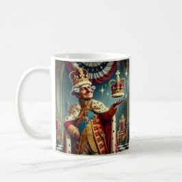 Mama schnappen sich die Tasse der Krone