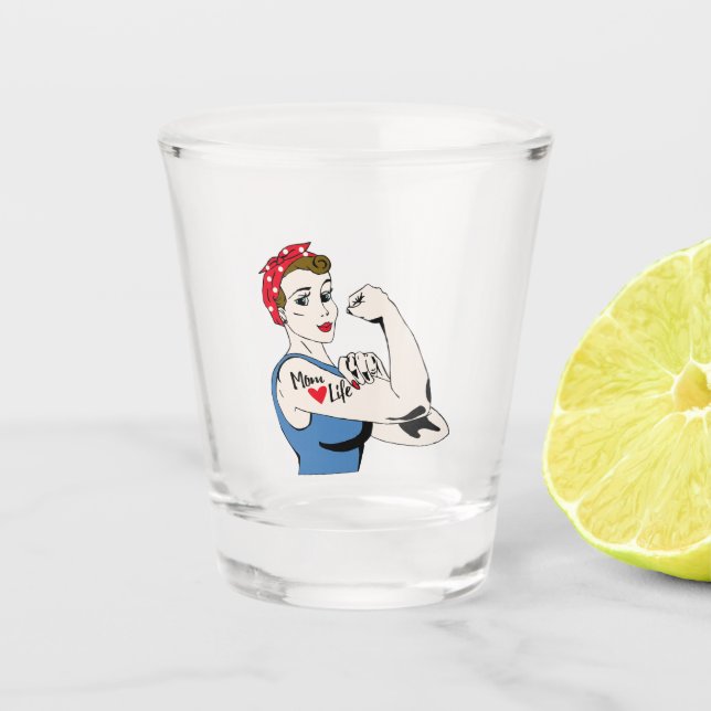 Mama Schnapsglas (Vorderseite)