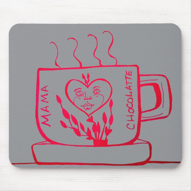 Mama Schokolade Mousepad (Vorne)