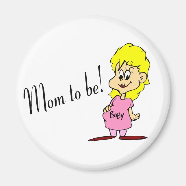 Mama (schwangere Frau) Magnet (Vorne)