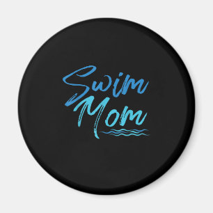 Mama schwimmen Funny Niedliches Geschenk Magnet