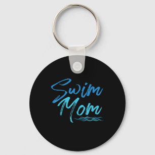 Mama schwimmen Funny Niedliches Geschenk Schlüsselanhänger