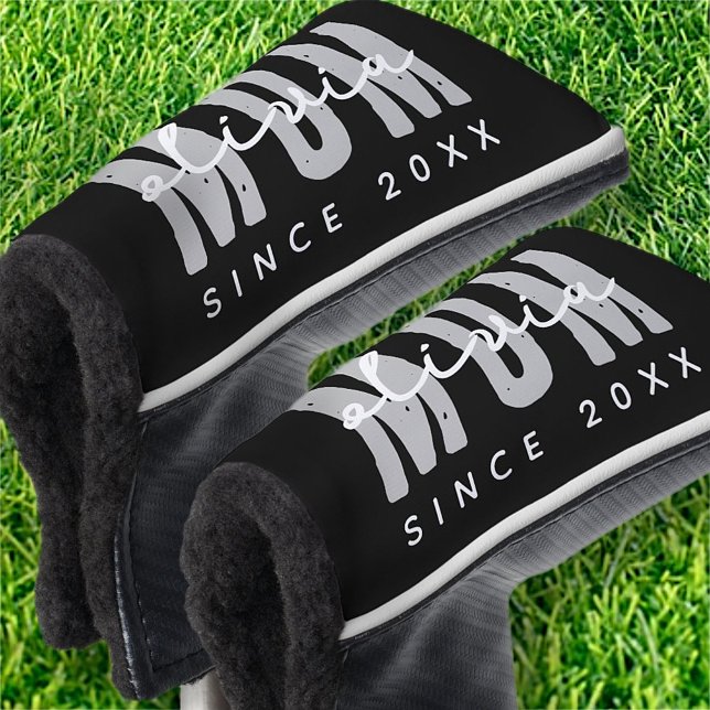 Mama seit 20XX Moderne, einfache Preppy Golf Headcover (Von Creator hochgeladen)