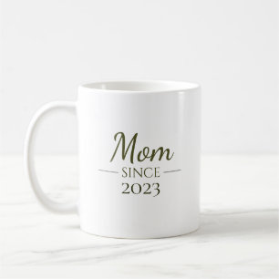 Mama Seit Personalisiertes Jahr Handschriftlich Mi Kaffeetasse