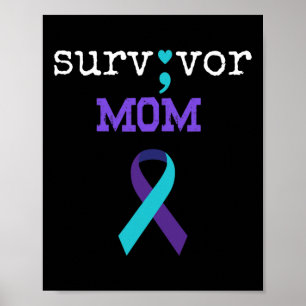 Mama - Semicolon Gift Suicide Prevention Awareness Poster
