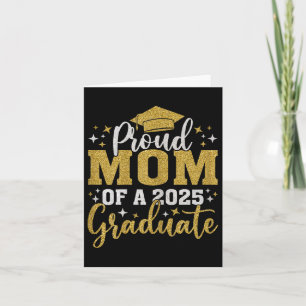 Mama Senior 2025 Proud-Mama eines Cl von 2025 Grad Karte