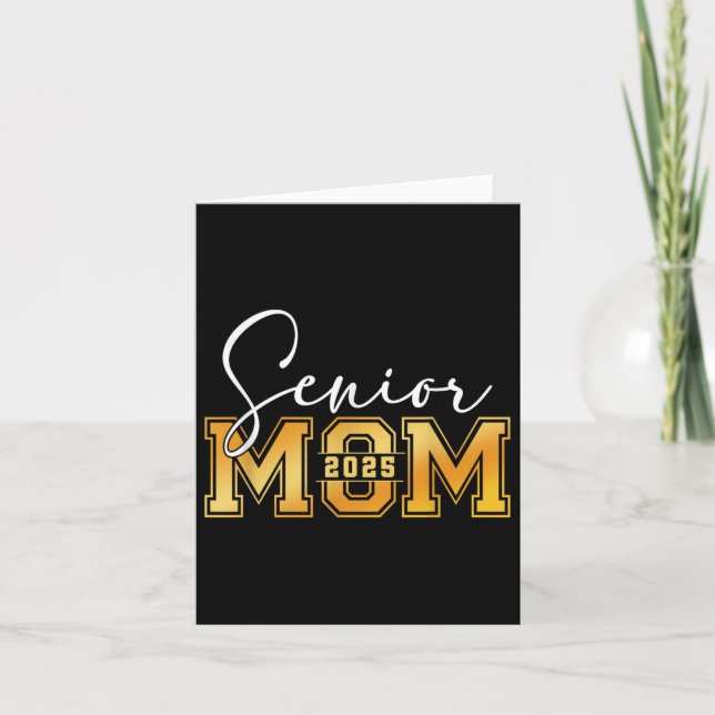 Mama Senior 2025 Proud-Mama eines Cl von 2025 Grad Karte (Vorderseite)