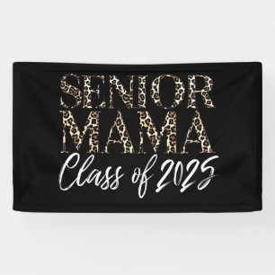 Mama Senior 2025 stolz Mama einer Klasse von 2025 Banner