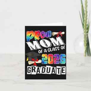 Mama Senior 26 Stolz auf eine Abschlussklasse von Karte