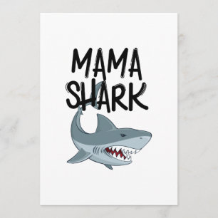 Mama Shark Funny Mothers Day Geschenke Karte