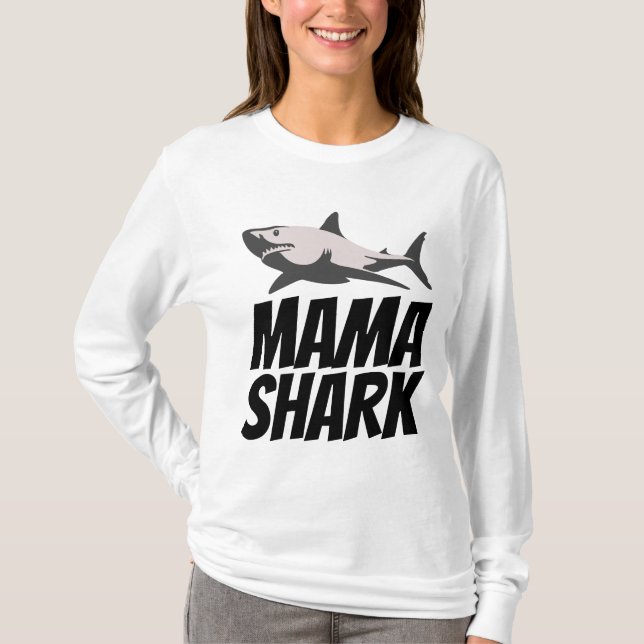 MAMA SHARK T - SHIRT (Vorderseite)