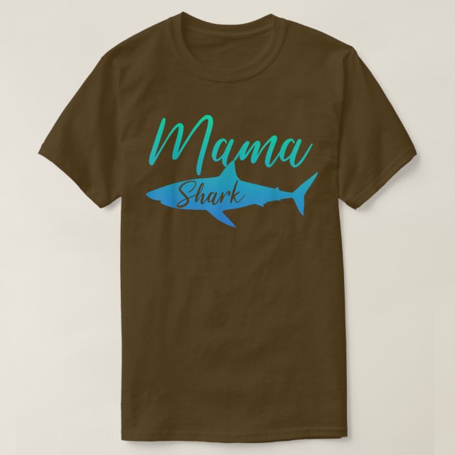 MAMA SHARK TFunny Mama Mommy Gift Gag Spaß Lover J T-Shirt (Design vorne)