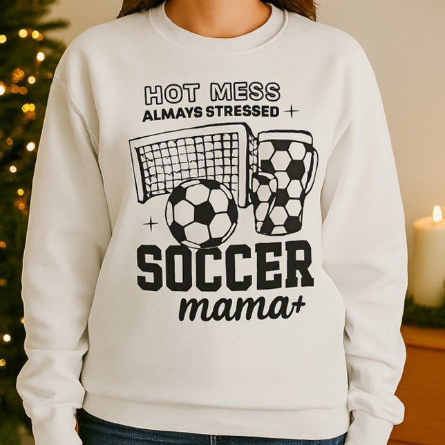 Mama-Shirt - Hitzewallungen, immer gestresst Sweatshirt (Von Creator hochgeladen)