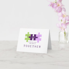 Mama Sie sind das Stück, das uns zusammenhält Karte