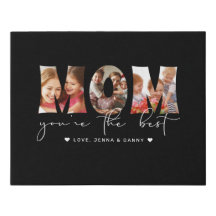 Mama Sie sind die beste Quote Schwarz Foto Collage