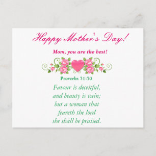 Mama, Sie sind die Besten! Postkarte