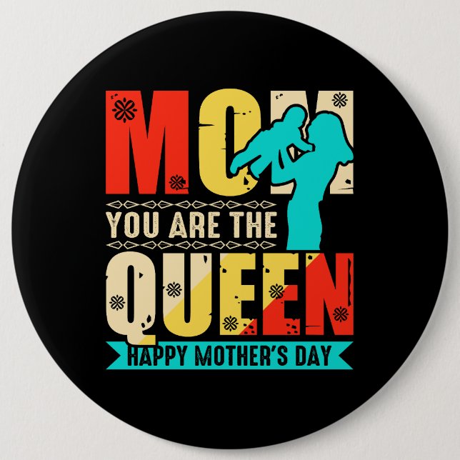 Mama Sie sind die Königin-67761 Button (Vorderseite)