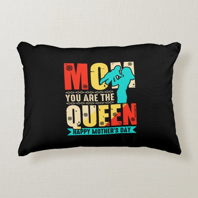 Mama Sie sind die Königin-67761 Dekokissen (Vorderseite)