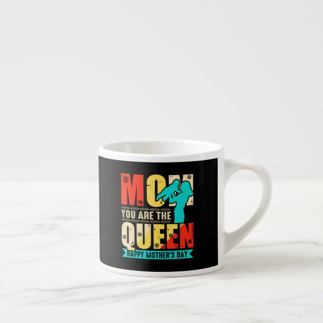 Mama Sie sind die Königin-67761 Espressotasse (Rechts)
