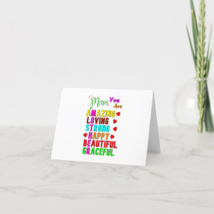 Mama Sie sind Phantastische Liebe beste Geschenke  Dankeskarte