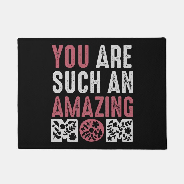 Mama - Sie sind so eine phantastische Mama Fußmatte (Vorderseite)