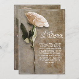 Mama - simply irreplaceable - vintage