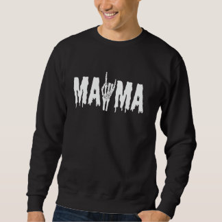 Mama-Skelett-Hand-Gothic-Geburtstag-Halloween-Fami Sweatshirt