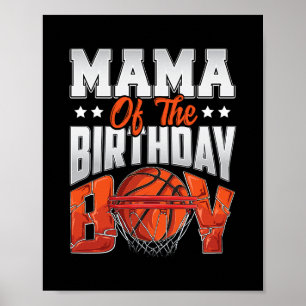 Mama Sketll Geburtstagsjunge Familie Ller B-Day-Pa Poster