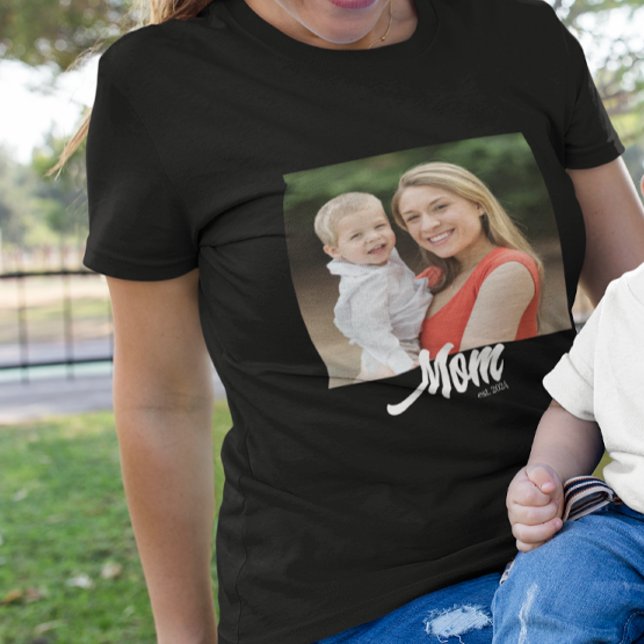 Mama - Skript-Foto eingerichtet T-Shirt (Von Creator hochgeladen)