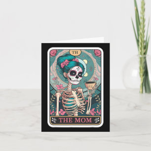 Mama Skull Tarot Card Mama Skelett Mütter Tag Karte