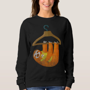 Mama Sloth and Baby Sloth Spirit Animal Match F Sweatshirt