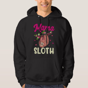 Mama Sloth Lazy Spirit Animal Mama Match Hoodie