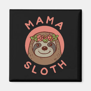 Mama Sloth Niedliches Geschenk von Son Daughter Mo Magnet