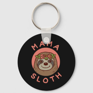 Mama Sloth Niedliches Geschenk von Son Daughter Mo Schlüsselanhänger