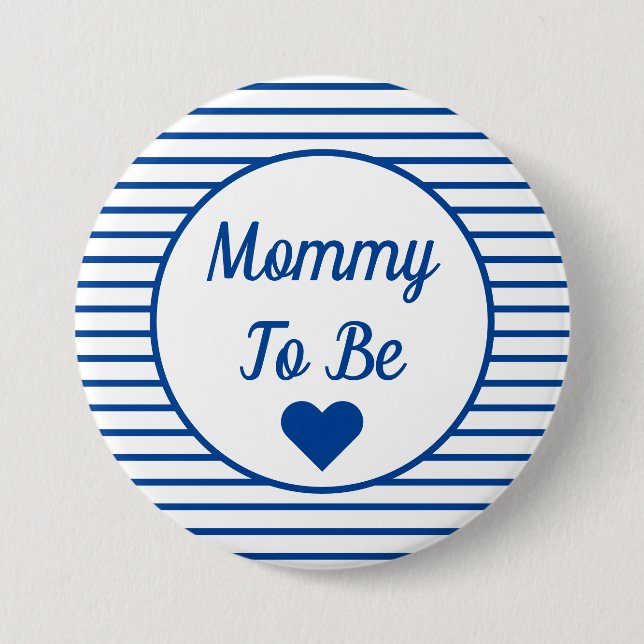 Mama soll Babyduschtaste sein Button (Vorderseite)