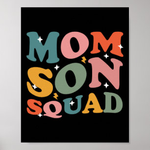Mama Son Squad Muttertagssöhne, die Mutter so zust Poster