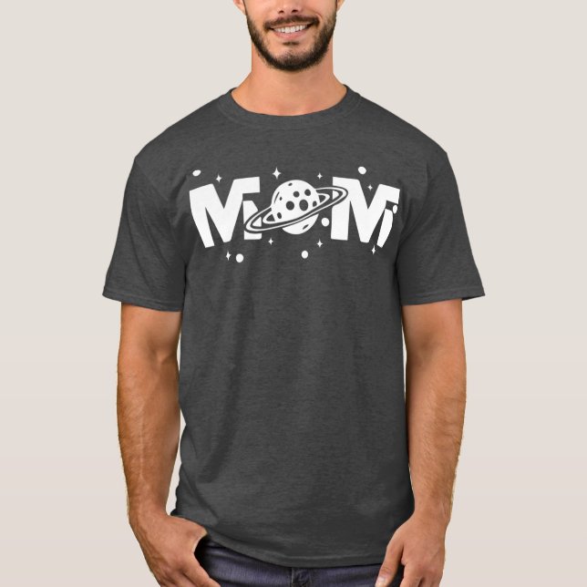 Mama Space Astronaut Mama Mama Momlife Mütter Day T-Shirt (Vorderseite)