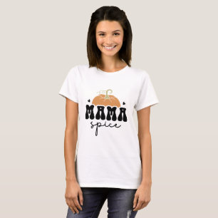 Mama Spice Typografie T-Shirt