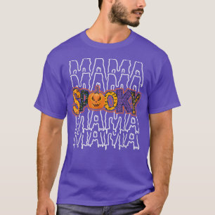 Mama Spooky Tee,Mommy Spooky Tee,Spooky Season Hal T-Shirt