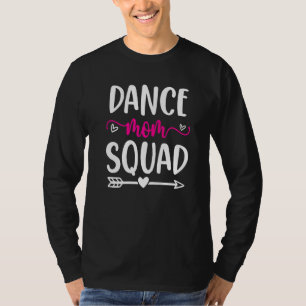 Mama Squad Funny Pink Niedlich Arrow und Herz T-Shirt