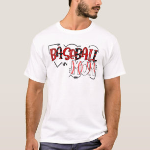 Mama Squad Leopard Print Baseball Mutter Frauen T-Shirt
