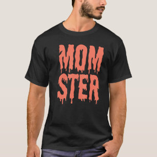 Mama Ster Melting Spooky Vibes Bat Hippie Kostüm H T-Shirt