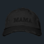 MAMA StickHat Bestickte Baseballkappe<br><div class="desc">Mama Hut,  der verstellbar ist! Wählen Sie eine beliebige Farbe in den Farboptionen,  um Ihre Vorlieben anzupassen!</div>