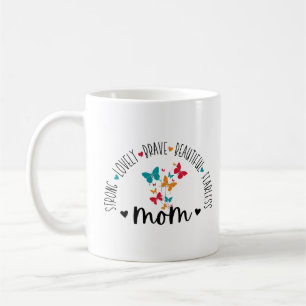 Mama Strong Lovely Schöne Schöne Furchtlos Kaffeetasse