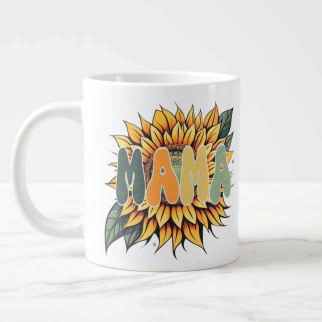 MAMA Sunflower Jumbo-Tasse (Links)