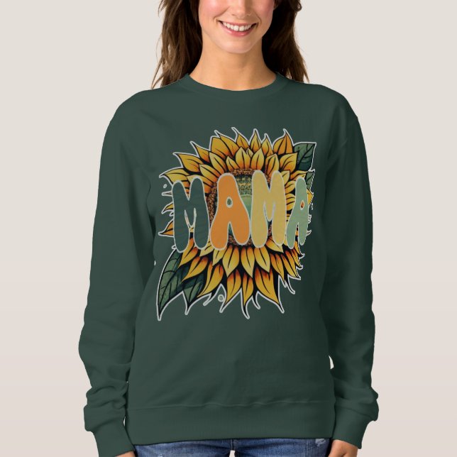 MAMA Sunflower Sweatshirt (Vorderseite)