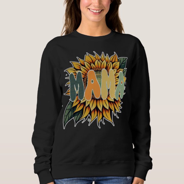 MAMA Sunflower Sweatshirt (Vorderseite)