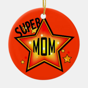 Mama Super Star Mutter Weihnachtsschmuck
