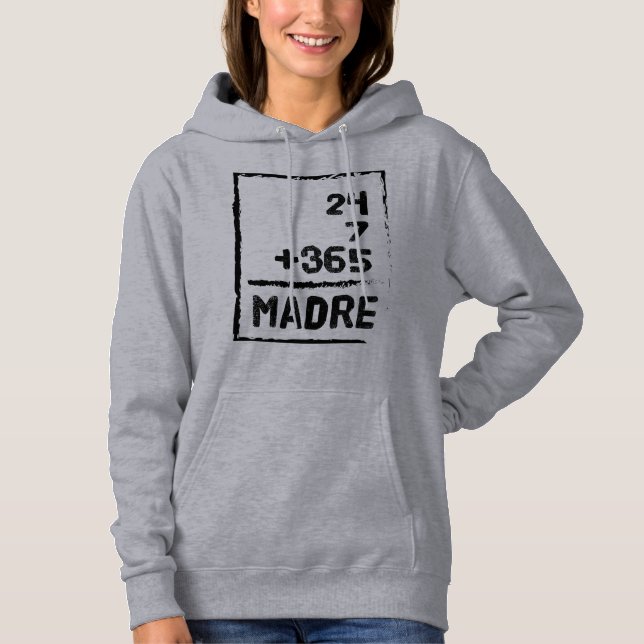 Mamá Superhéroe" – Fuerza y Amor Incondicional Hoodie (Vorderseite)