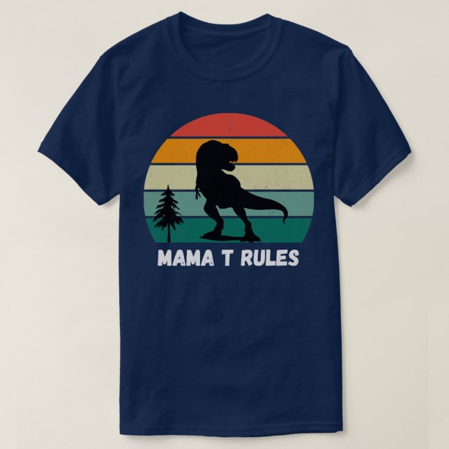 Mama T Rules T-Shirt (Design vorne)